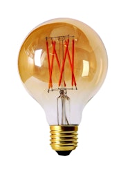 Elect LED Filament Globe Gold 80mm