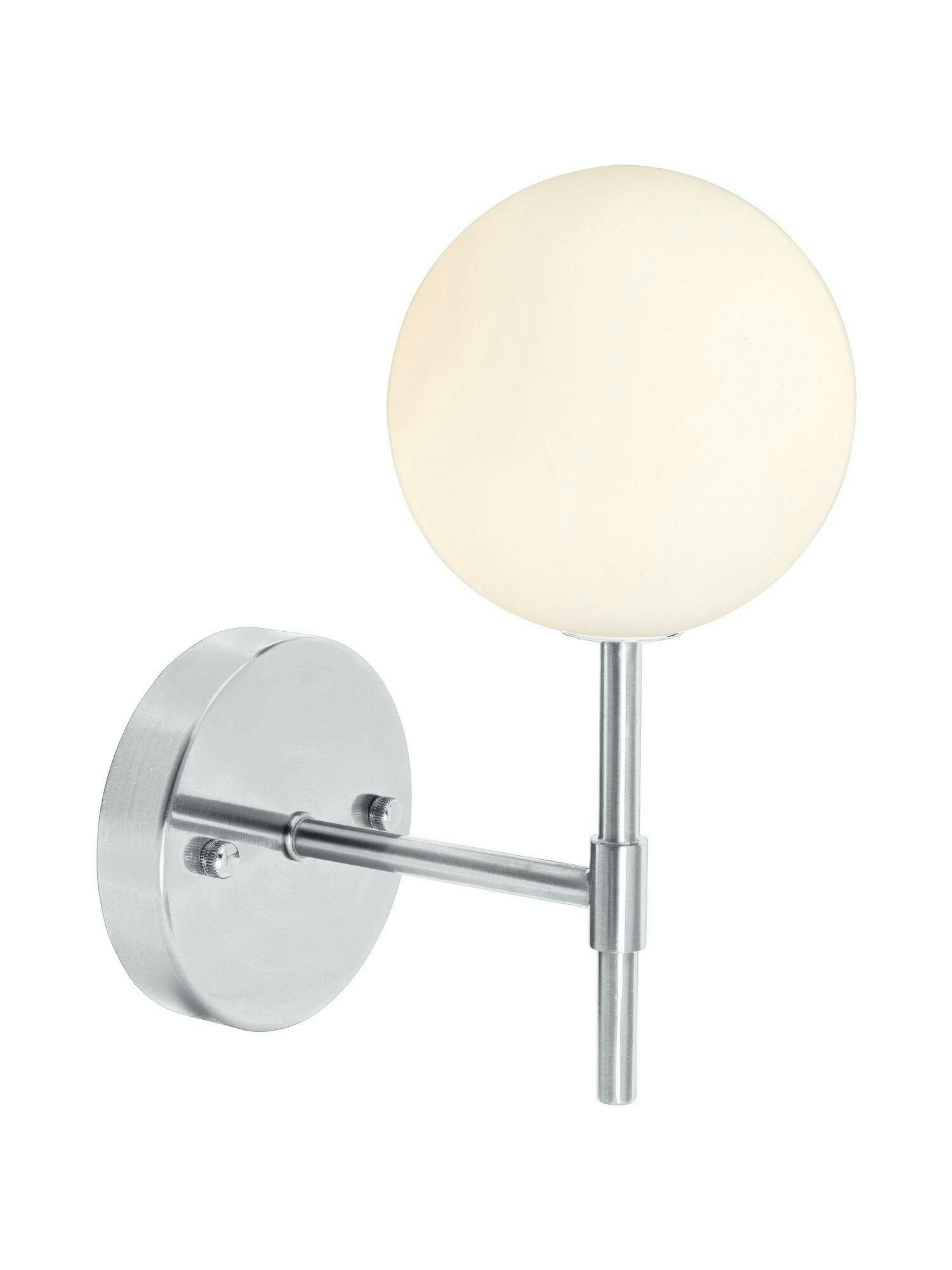 Sigma S vägglampa Krom Opal, 25cm