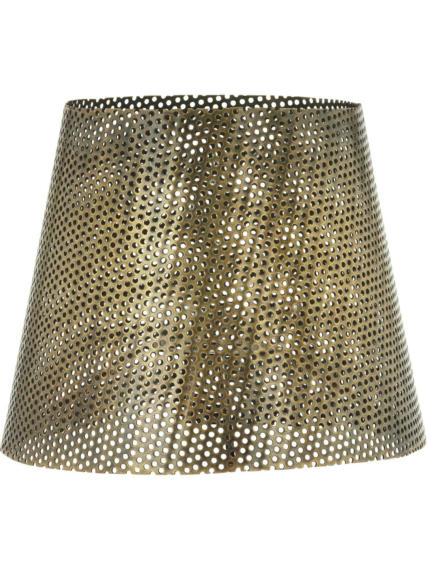 Mia hålad lampskärm Antik mässing 20cm