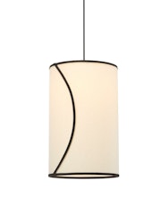 Ava taklampa Offwhite/svart 25cm