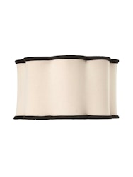 Judy lampskärm Natur/svart 35cm