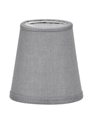 Queen Lampskärm Lin Grå 10cm
