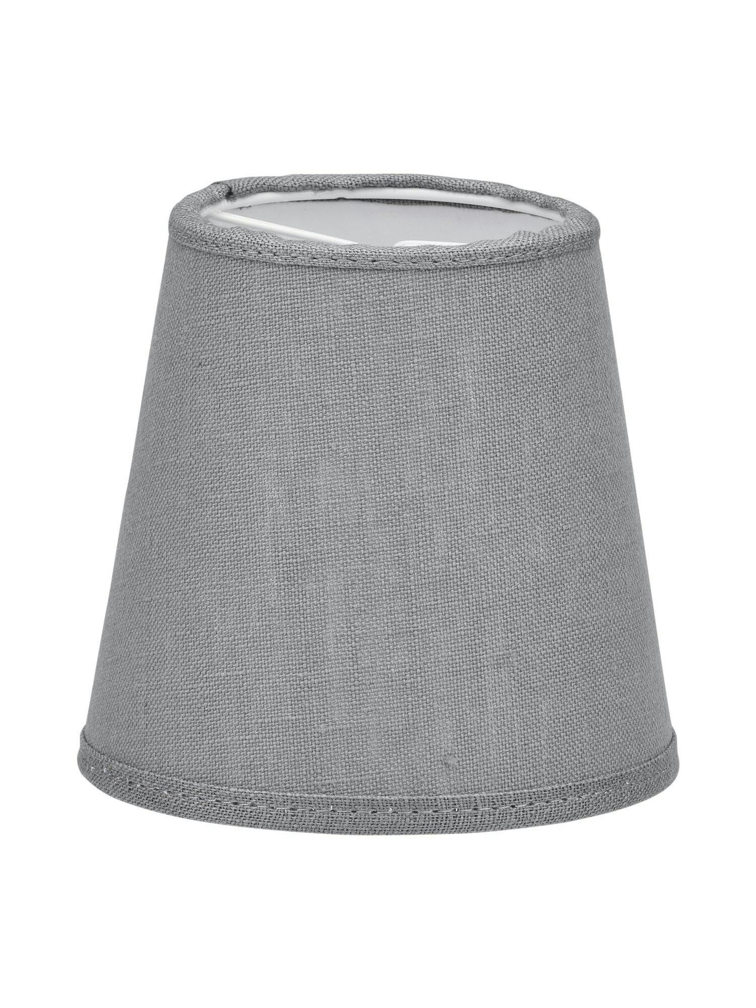 Queen Lampskärm Lin Grå 12cm