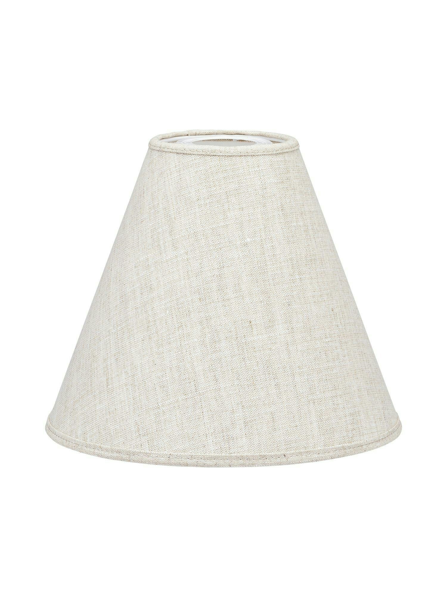Toppringskärm Lin Ljus Beige 22cm
