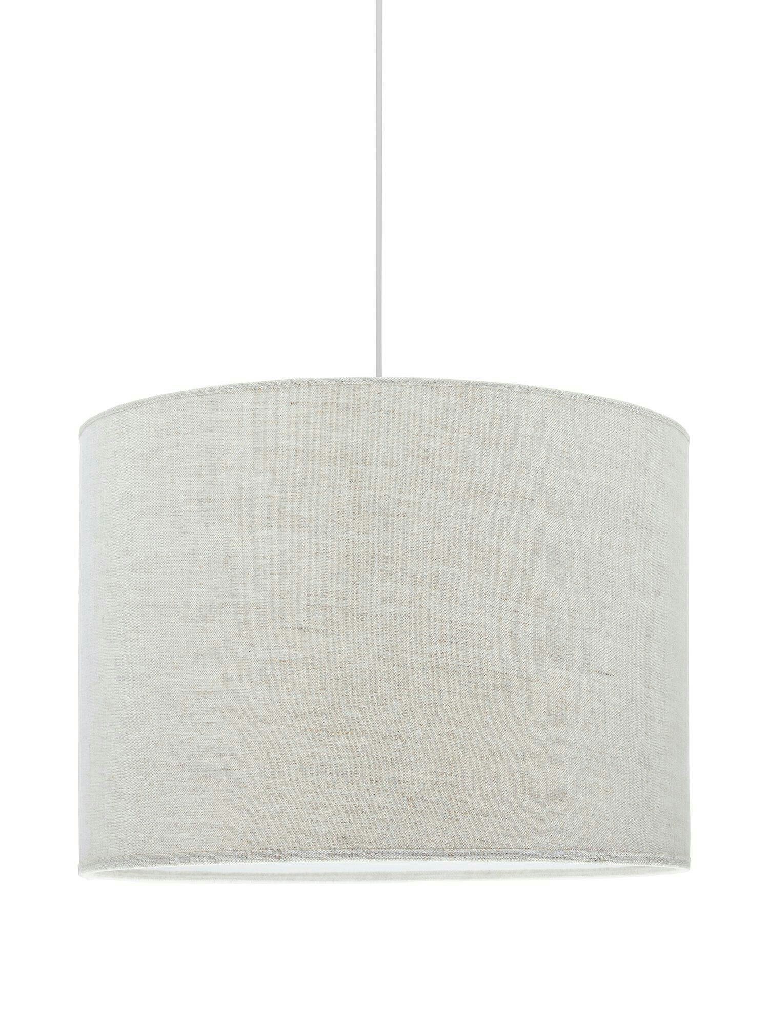 Sara Taklampa Linne Ljus Beige 35cm