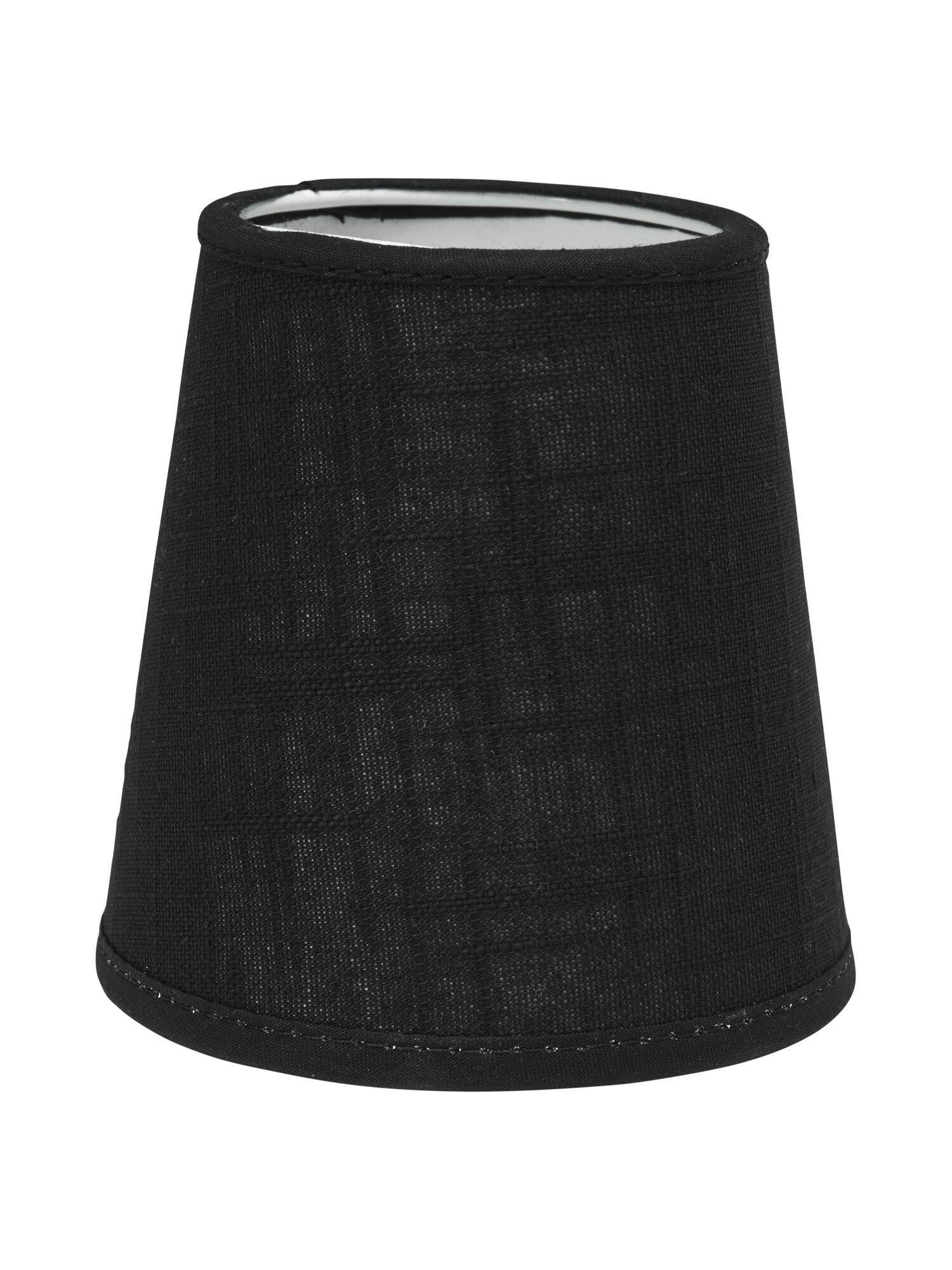 Queen Lampskärm Classico Svart 12cm
