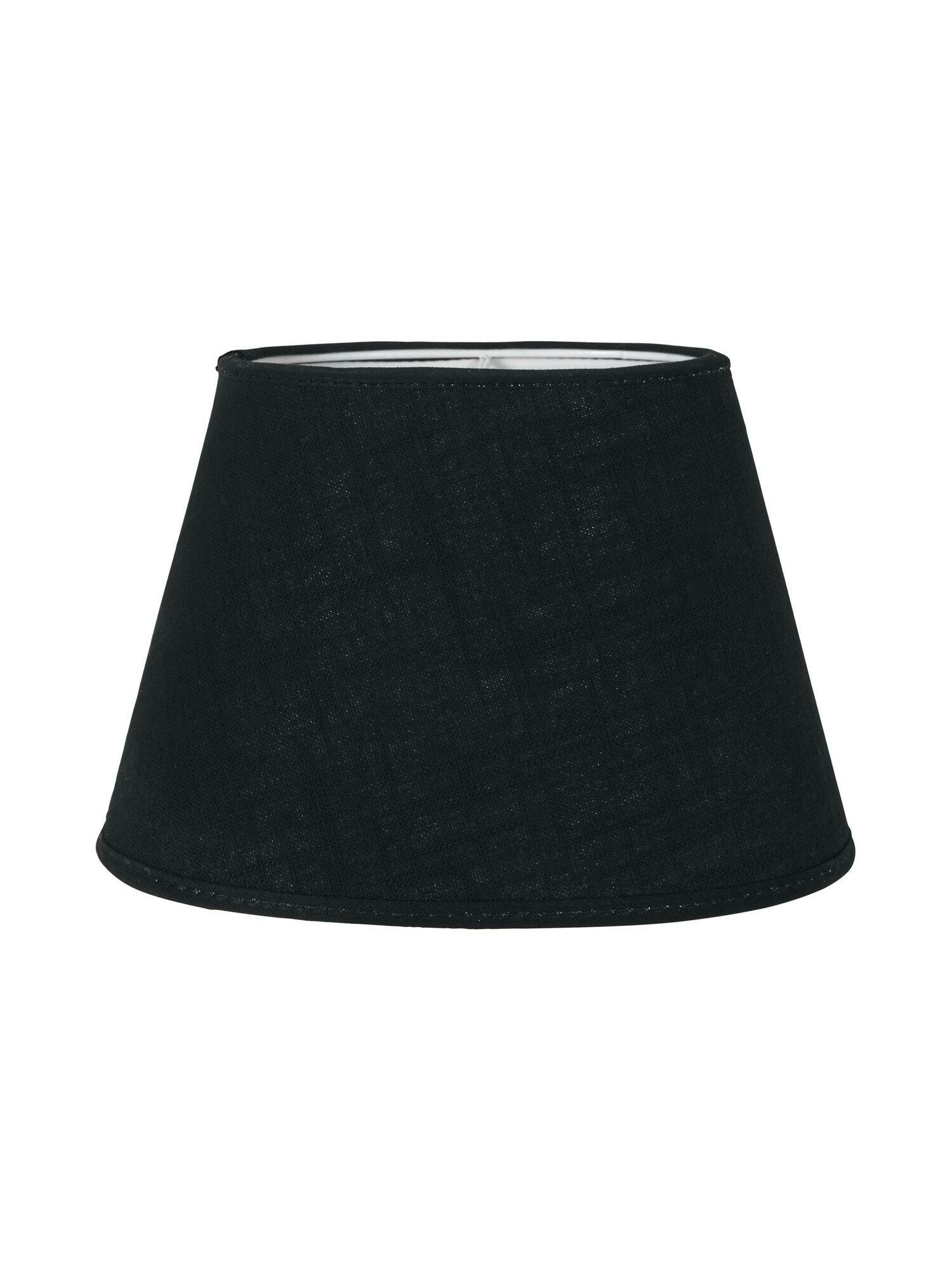 Oval Lampskärm Classico Svart 15cm