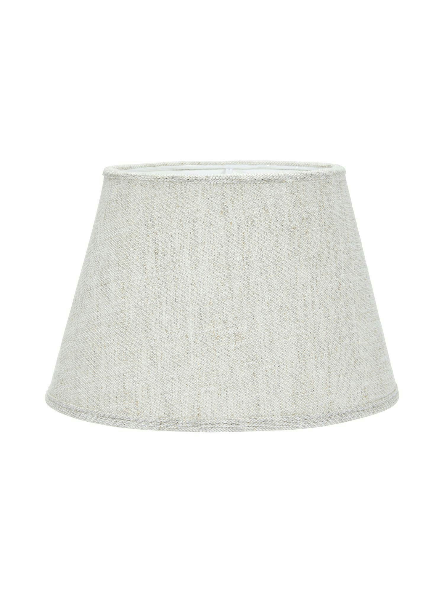 Oval Lin Ljusbeige 25cm
