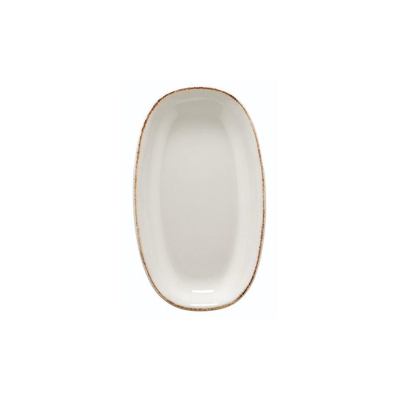 RETRO Oval Tallrik 15x9 cm