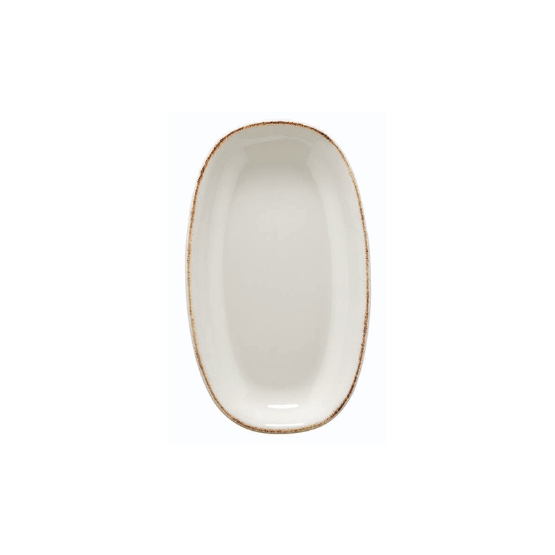 RETRO Oval Tallrik 24x14 cm