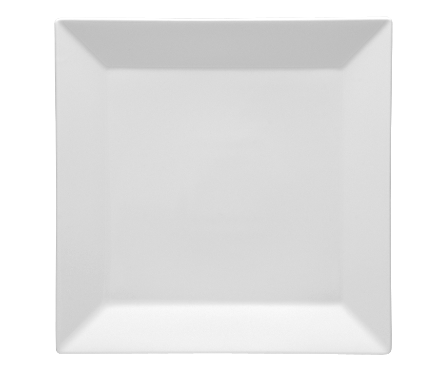 Tallrik kvadratisk vit 13x13cm