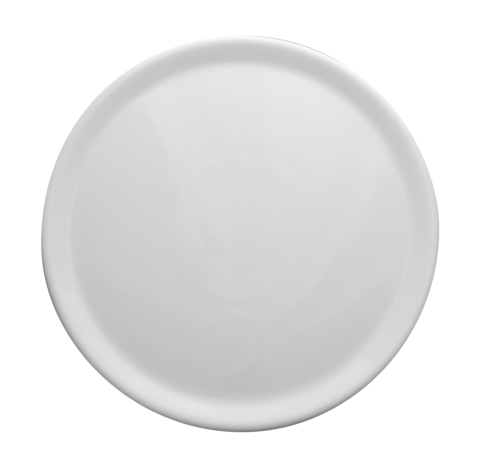Pizzatallrik flat rund vit 33cm