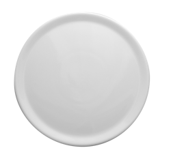 Pizzatallrik flat rund vit 33cm