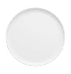 Tallrik flat rund vit 20cm