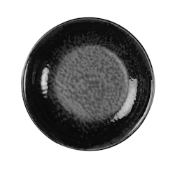 Tallrik djup rund 25cm svart