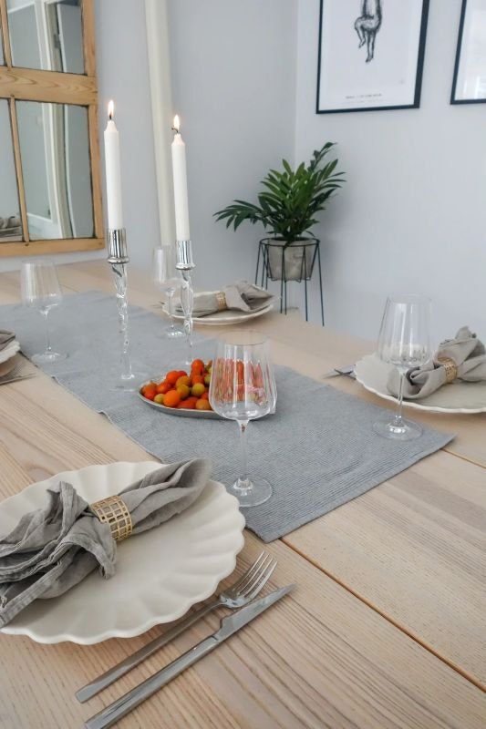 Victoria Bestickset 60 delar slät kniv gaffel sked kaffesked grillkniv