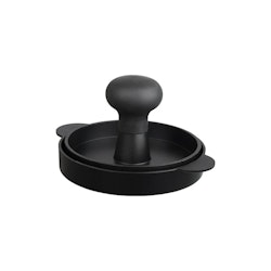 Wallberg Hamburgerpress aluminium svart silicon handtag ø 11,5 cm