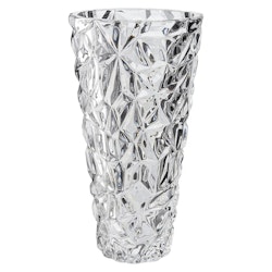 Elegant Vas konisk glas höjd 25,5 cm