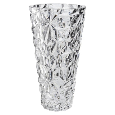 Elegant Vas konisk glas höjd 25,5 cm