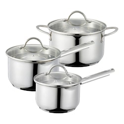 Kosmo Kastrullset 3 delar kastrull 1,5 2,0 gryta 3,0 liter