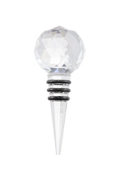 Glimmer Bottle stopper glas rund 10 cm