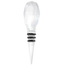Glimmer Bottle stopper glas avlång platt 12 cm
