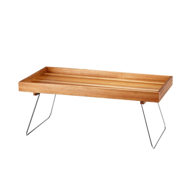Fabia Frukostbricka 60*30*24,5 cm akasiaträ fällbara ben
