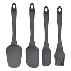 Rowan Redskapsset Silikon set 4 delar 2 slickepott slev pensel 24 cm