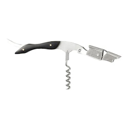 Viper Vinöppnare trä rostfritt stål svart 12,5*1,5 cm