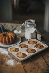 Cookie Muffinsform 6 kupformer Ø9 H:4 cm rektangulär 37*22,5*4 cm