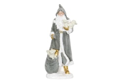 Tomte GråVelvet Poly