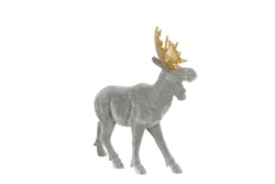 Älg GråVelvet Poly 23 cm