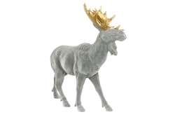 Älg GråVelvet Poly 48 cm