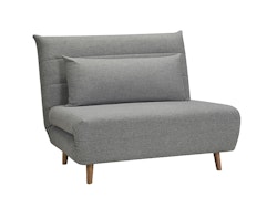 Bäddfåtölj Mona 105 cm grå