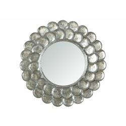 Spegel Rund Sh.Silver Ø75x3cm