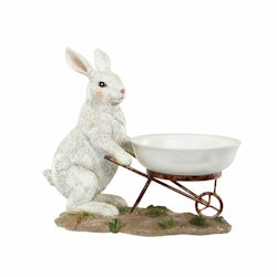 Hare med skål 30x15x17 cm