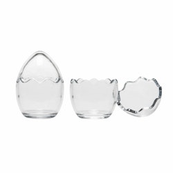 Äggskål glas Candy Ø10x13 cm