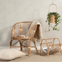 Fåtölj Vila Bambu 63x60x77 cm