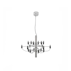 Taklampa trendy silver 18 armar