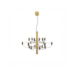 Taklampa trendy guld 18 armar