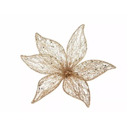 Blomma Guld Clip