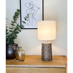 Bordslampa Bodil brun/beige