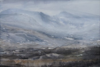 Snöflingorna faller