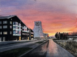 Dagen gryr i nya centrum