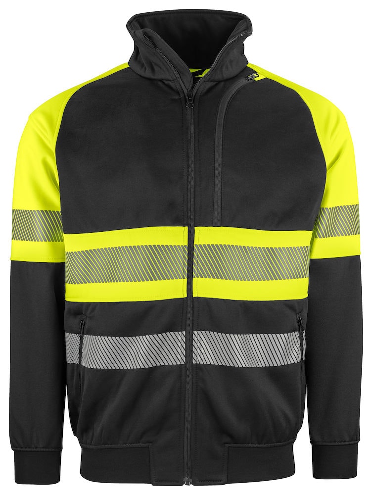 ProJob Sweatshirt full zip EN ISO 20471 Klass 1