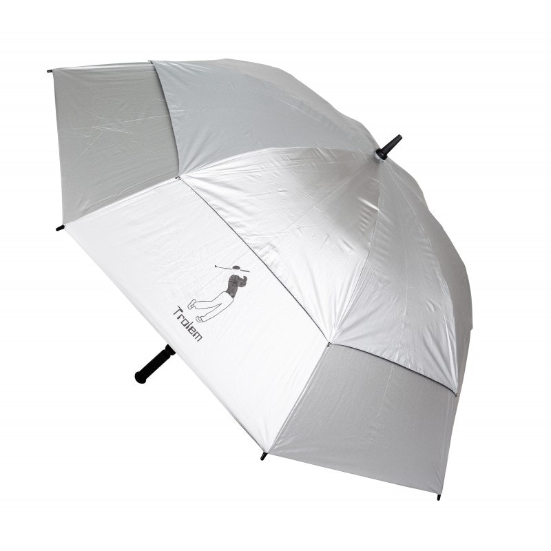 Trolem silverfärgat golfparaply