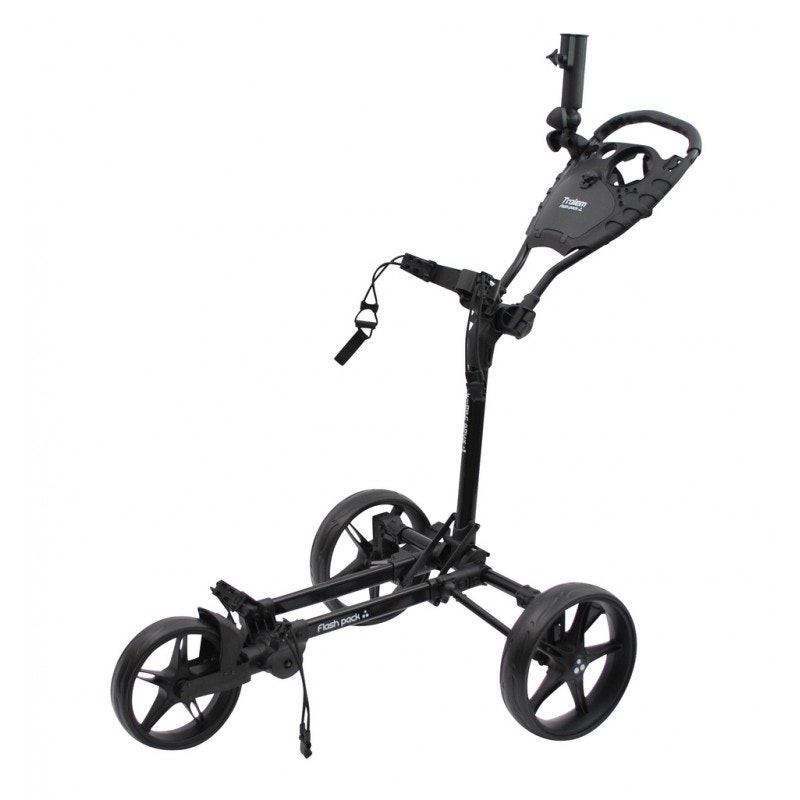 Trolem Flash Pack manuell golfvagn - Svart