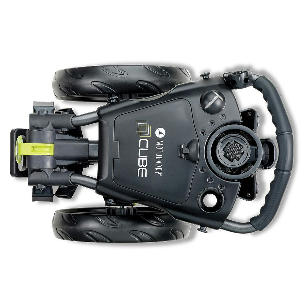 Motocaddy Cube Lime, manuell golfvagn