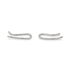 Ear Climber Short – Recycled Silver