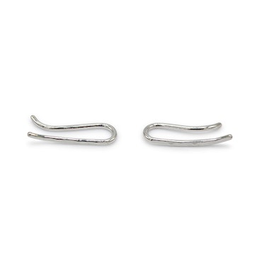 Ear Climber Short – Recycled Silver